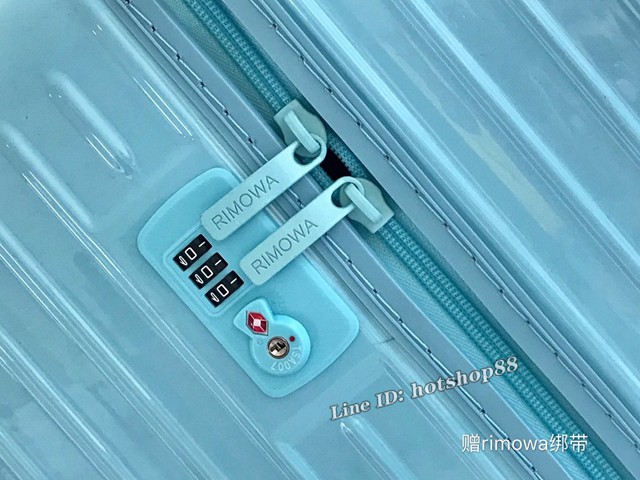 RIMOWA行李箱方胖子四輪拉杆箱 全新色彩系列 型號90043 日默瓦PC拉鏈箱 gdx1196